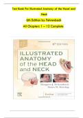 Test Bank For Illustrated Anatomy of the Head and Neck 6th Edition by Fehrenbach All Chapters 1 &ndash; 12 Complete