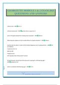 GEORGETTE MODULE 1 & 2 EXAM 2025 QUESTIONS AND ANSWERS