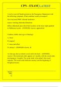 CPN - EXAM QUESTIONS AND ANSWERS 2025