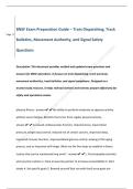 BNSF Exam Preparation Guide &ndash; Train Dispatching&comma; Track  Bulletins&comma; Movement Authority&comma; and Signal Safety  Questions 