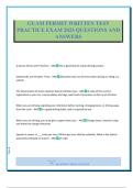 GUAM PERMIT WRITTEN TEST PRACTICE EXAM 2025 QUESTIONS AND ANSWERS
