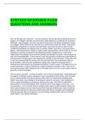 STRYKER INTERVIEW EXAM QUESTIONS AND ANSWERS &lpar;GRADED A&rpar;