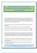 KOSSA PRACTICE TEST &lpar;QUIZ FRIENDLY&rpar; EXAM 2025 QUESTIONS AND ANSWERS