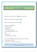 KU BIOL 400 EXAM 1 2025 QUESTIONS AND ANSWERS