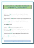 68W ALC PHASE 3 LPC EXAM 2025 QUESTIONS AND ANSWERS