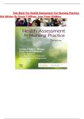 Test Bank For Health Assessment for Nursing Practice&comma; 8th Edition by Susan F Wilson&comma; Jean Foret Giddens All Chapters 1-24