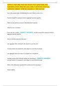 ASPHALT MIXTURES AND MIX DESIGN TEST QUESTIONS AND ANSWERS LATEST UPDATED 2025&sol;2026 A COMPLETE EXAM ALL ANSWERS CORRECT VERIFIED GRADED A&plus; FOR SUCCESS