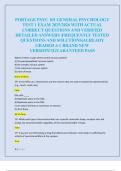 PORTAGE PSYC 101 GENERAL PSYCHOLOGY  TEST 1 EXAM 2025&sol;2026 WITH ACTUAL  CORRECT QUESTIONS AND VERIFIED  DETAILED ANSWERS &vert;FREQUENTLY TESTED  QUESTIONS AND SOLUTIONS&vert;ALREADY  GRADED A&plus;&vert; BRAND NEW  VERSION&excl;&excl;&vert;GUARANTEED PASS