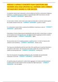MODULE 2 ASPHALT&sol;CONCRETE EXAM QUESTIONS AND ANSWERS 2025&sol;2026 UPDATED ALL ANSWERS 100&percnt; CORRECT DETAILED BEST GRADED A&plus; FOR SUCCESS