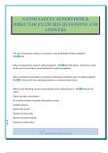 NATMI SAFETY SUPERVISOR & DIRECTOR EXAM 2025 QUESTIONS AND ANSWERS