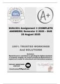 SUS1501 Assignment 3 &lpar;COMPLETE ANSWERS&rpar; Semester 2 2025 &ndash; DUE 29 August 2025&semi; 100&percnt; correct solutions and explanations&period;