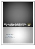 RMG 434 FINAL EXAM QUESTIONS & ANSWERS 2025 UPDATED
