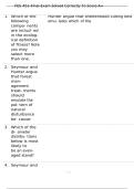 FES 452-Final Exam Solved Correctly To Score A&plus;
