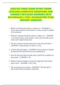 IAAO 601 FINAL EXAM STUDY GUIDE  2025&sol;2026 COMPLETE QUESTIONS AND  CORRECT DETAILED ANSWERS WITH  RATIONALES &vert;&vert; 100&percnt; GUARANTEED PASS  <RECENT VERSION> 