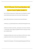 NCAC II Practice Test Exam Questions And Answers Latest Update Graded A&plus;
