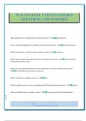 PGA 3&period;0 LEVEL 2 TEST EXAM 2025 QUESTIONS AND ANSWERS