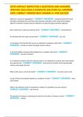DOTD ASPHALT INSPECTION 2 QUESTIONS AND ANSWERS UPDATED 2025&sol;2026 A COMPLETE SOLUTION ALL ANSWERS 100&percnt; CORRECT VERIFIED BEST GRADED A&plus; FOR SUCCESS