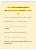 NIFE Aerodynamics Engines Exam Questions & Answers Latest Update Graded A&plus;