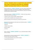 ASPHALT BINDERS &lpar;EXAM 2&rpar; QUESTIONS AND ANSWERS 2025&sol;2026 A COMPLETE SOLUTION ALL ANSWERS CORRECT DETAILED BEST RATED A&plus; FOR SUCCESS