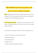 NR 328 PEDS Final Exam Questions And Answers Latest Update Graded A&plus;