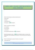 SMPA 1050 : EXAM 1 2025 QUESTIONS AND ANSWERS