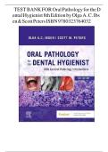 Test Bank For Oral Pathology for the Dental Hygienist 8th Edition by Olga A&period; C&period; Ibsen&vert;&vert;ISBN 978-0323764032&vert;&vert;All Chapters&vert;&vert;Complete Guide A&plus;