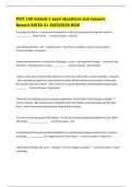 PSYC 140 module 1 exam Questions and answers Newest RATED A&plus; 2025&sol;0226 NEW