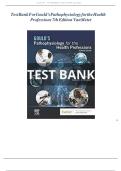 Test Bank For Gould's Pathophysiology for the Health Professions 7th Edition by Karin C&period; VanMeter&semi; Robert J Hubert I Complete Guide&comma; Latest Update
