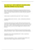 Nurs 6531 Deck 1 WITH COMPLETE SOLUTION LATEST 2025&sol;2026 UPDATED Final Exam Review
