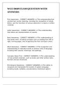 WGU D669 EXAM QUESTION WITH ANSWERS