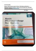 THE TEST BANK Clayton&rsquo;s Basic Pharmacology for Nurses 19th Edition by Michelle J&period; Willihnganz MS RN CN&comma; Samuel L&period; Gurevitz PharmD &lpar;2022&rpar; &vert;&vert;ALL CHAPTERS &vert;&vert;VERIFIED ANSWERS&vert;&vert;GURANTEE PASS&period;          