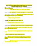 WGU D077 Concepts in Marketing&comma; Sales&comma; and Customer Contact Questions and Answers