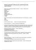PEER SUPPORT SPECIALIST CERTIFICATION QUESTIONS