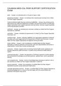 CALMHSA MEDI-CAL PEER SUPPORT CERTIFICATION EXAM