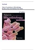 TEST BANK For Talaro's Foundations in Microbiology 12th Edition by Barry Chess and Kathleen Park Talaro&comma; Complete Guide A&plus;