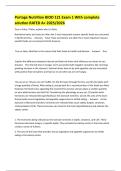 Portage Nutrition BIOD 121 Exam 1 With complete solution RATED A&plus; 2025&sol;2026 