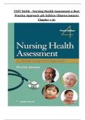 Test Bank for Nursing Health Assessment&colon; A Best Practice Approach 4th Edition &lpar;Jensen&comma; 2025&rpar; &vert; Complete All Chapters