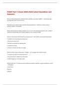 FICEP Part 1 Exam 2025-2026 Latest Questions and  Answers 