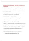 FiCEP Final Exam Study Guide 2025-2026 Latest Questions  and Answers 