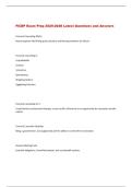 FiCEP Exam Prep 2025-2026 Latest Questions and Answers