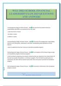 WGU D023 SCHOOL FINANCIAL LEADERSHIP EXAM 2025 QUESTIONS AND ANSWERS