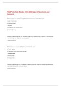 FiCEP eSchool Retake 2025-2026 Latest Questions and  Answers
