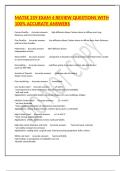 MATSE 259 EXAM 4 REVIEW QUESTIONS WITH 100&percnt; ACCURATE ANSWERS