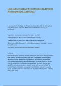 MED SURG 1020 EXAM 3 &lpar;CCRI&rpar; 2025 QUESTIONS WITH COMPLETE SOLUTONS&excl;&excl;