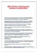 NUR 125 Exam 1 Questions and Answers A&plus; Graded &lpar;2025&rpar;&period;