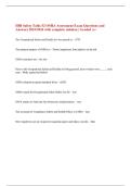 HBI Safety Talks 52 OSHA Assessment Exam Questions and  Answers 2025&sol;2026 with complete solution &vert; Graded A&plus;