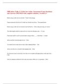 HBI Safety Talks 33 Table Saw Safety Assessment Exam Questions  and Answers 2025&sol;2026 with complete solution &vert; Graded A&plus;