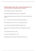 HBI Exams Bundle With Verified Questions And Answers &vert; Latest Updated Solutions