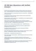 CE 200 Quiz 3Questions with Verified Answers