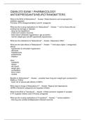 CMAN 272 EXAM 1 PHARMACOLOGY ANTIDEPRESSANTS NEUROTRANSMITTERS